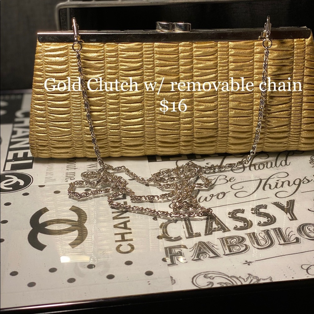 Gold Clutch